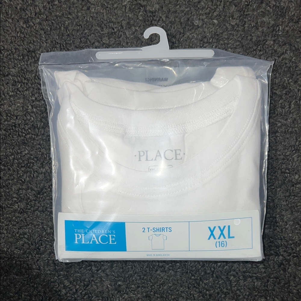 The Children's Place White Short Sleeve Tee- (2 T-Shirts)